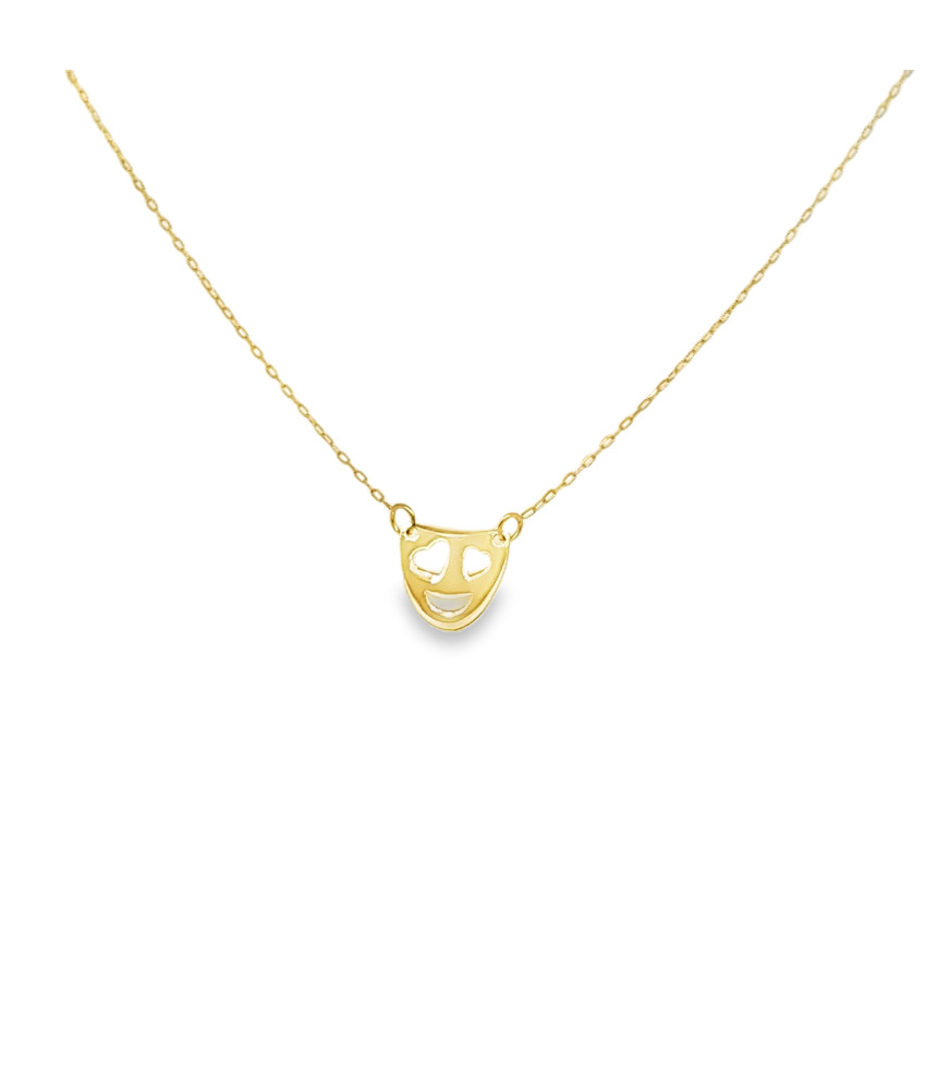 Yellow Gold Minimalist Charm Necklace